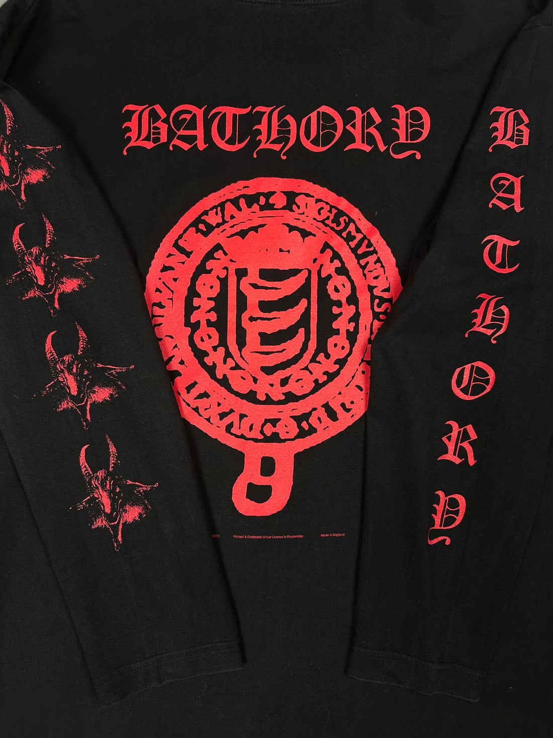 Bathory 2001 Twilight Of The Gods Vintage Longsleeve