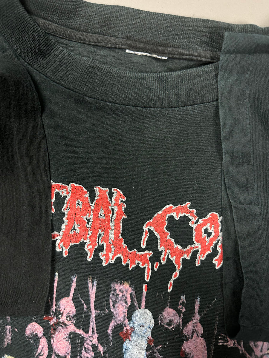 Cannibal Corpse 1992 Butchered At Birth Vintage T-Shirt