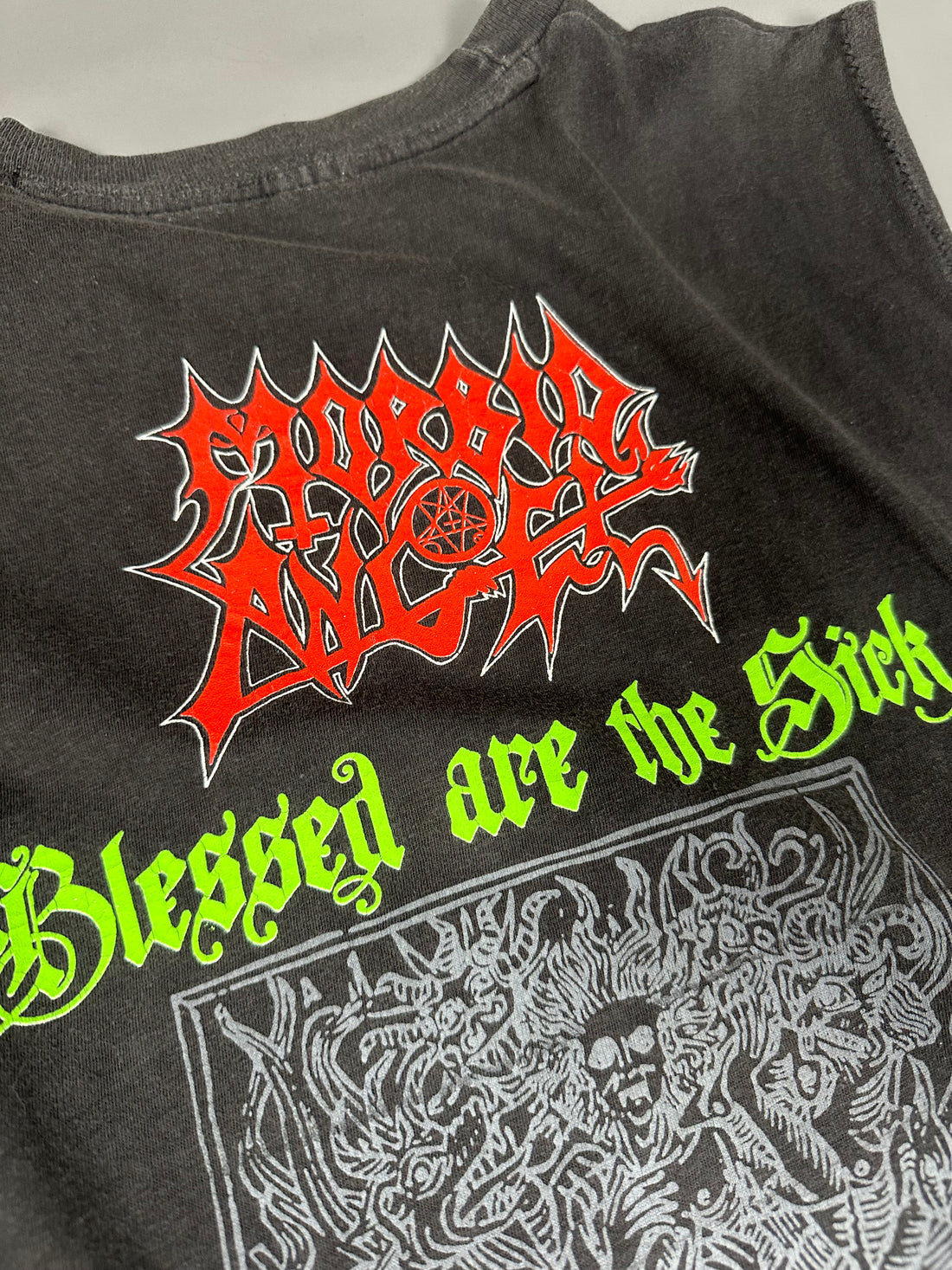 Vintage 1991 Morbid Angel Blessed Are The Sick Sleeveless
