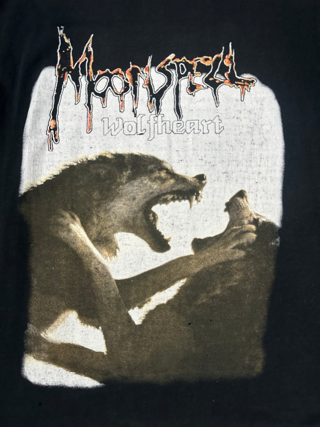 Vintage 90s Moonspell Wolfheart T-Shirt