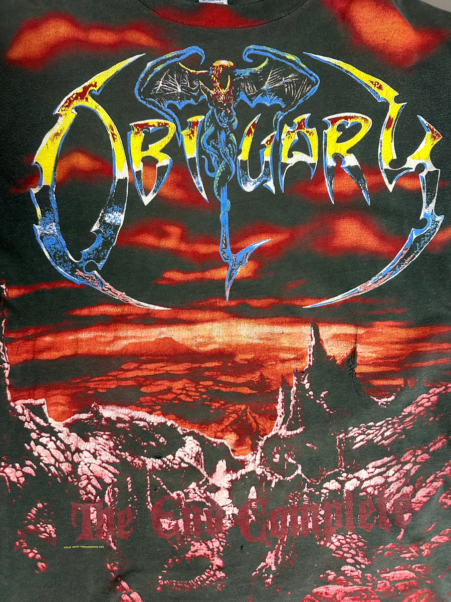 Vintage 1993 Obituary The End Complete T-Shirt (All Over Print)