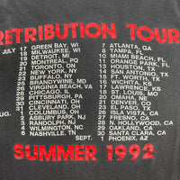 Vintage 1992 Malevolent Creation Retribution Tour T-Shirt