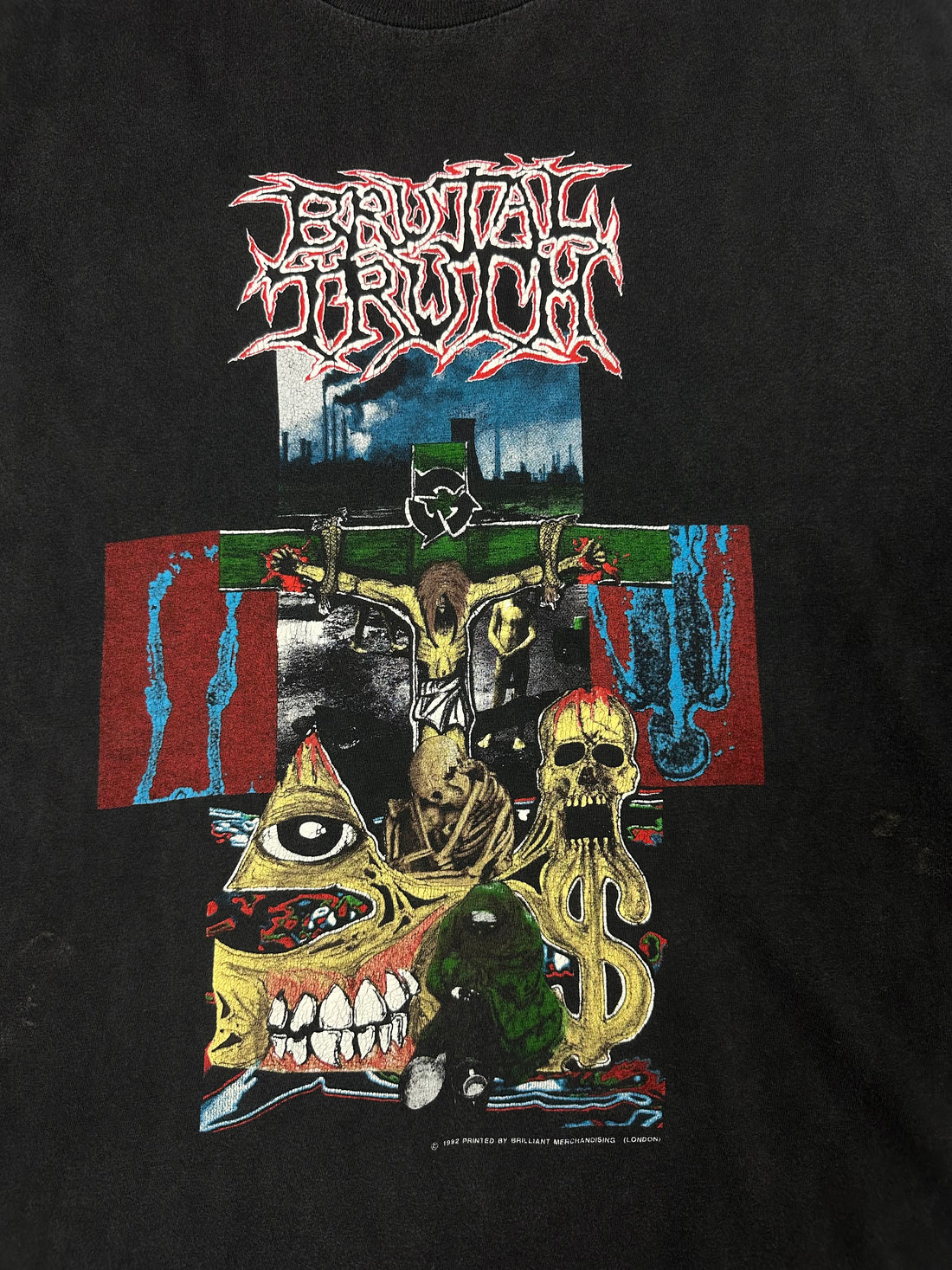 Brutal Truth 1992 Extreme Conditions Vintage T-Shirt Tank Top