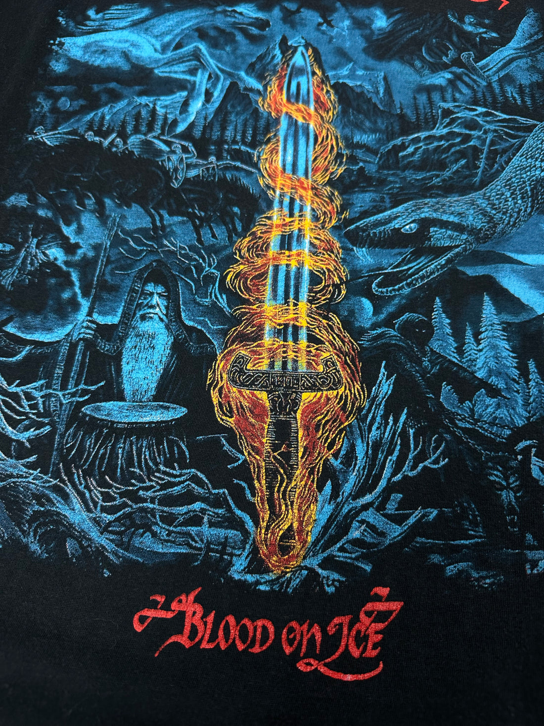 Bathory 1990s Blood On Ice Vintage T-Shirt