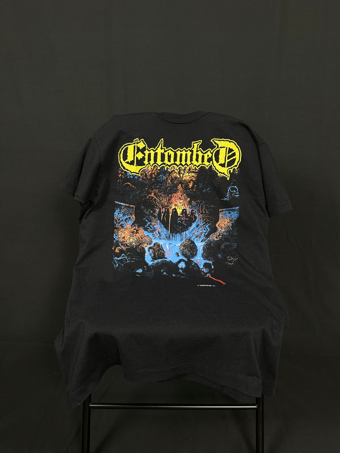 Vintage 1991 Entombed Clandestine T-Shirt