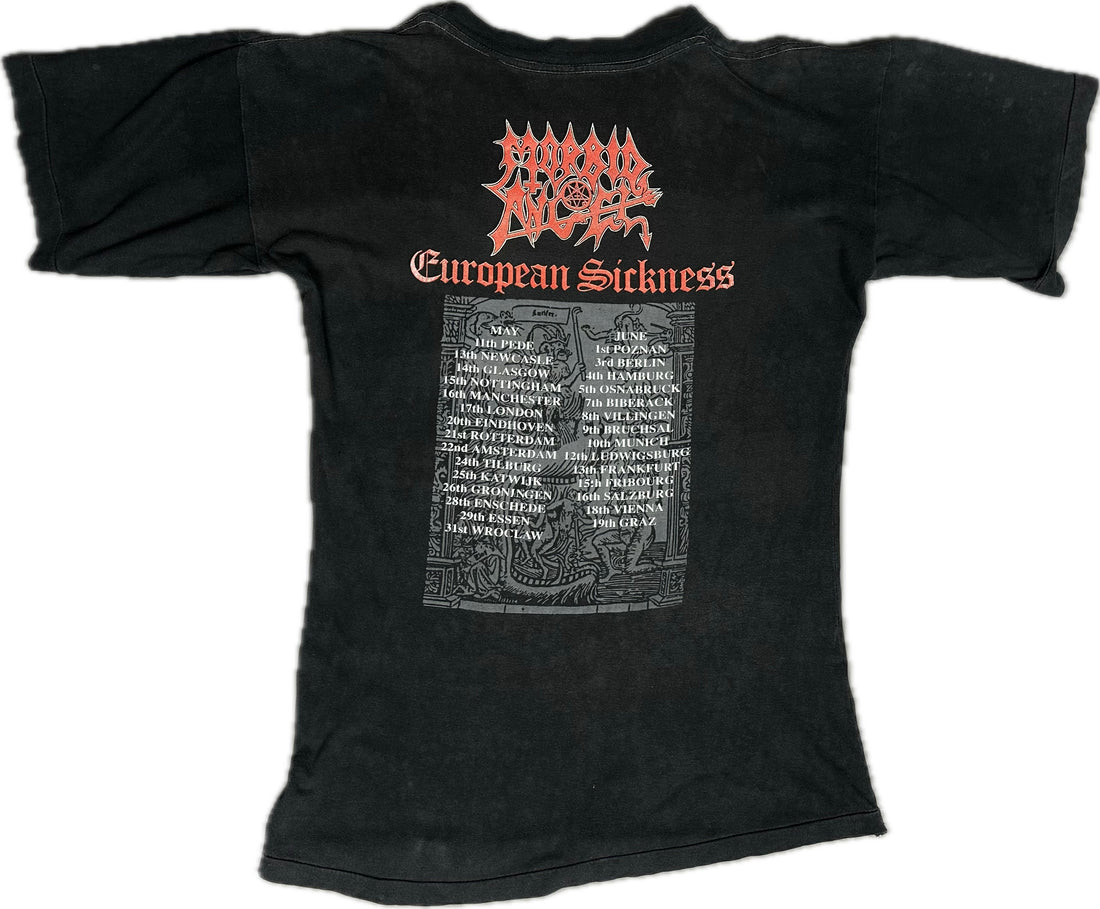 Vintage 1991 Morbid Angel Leading The Rats T-Shirt