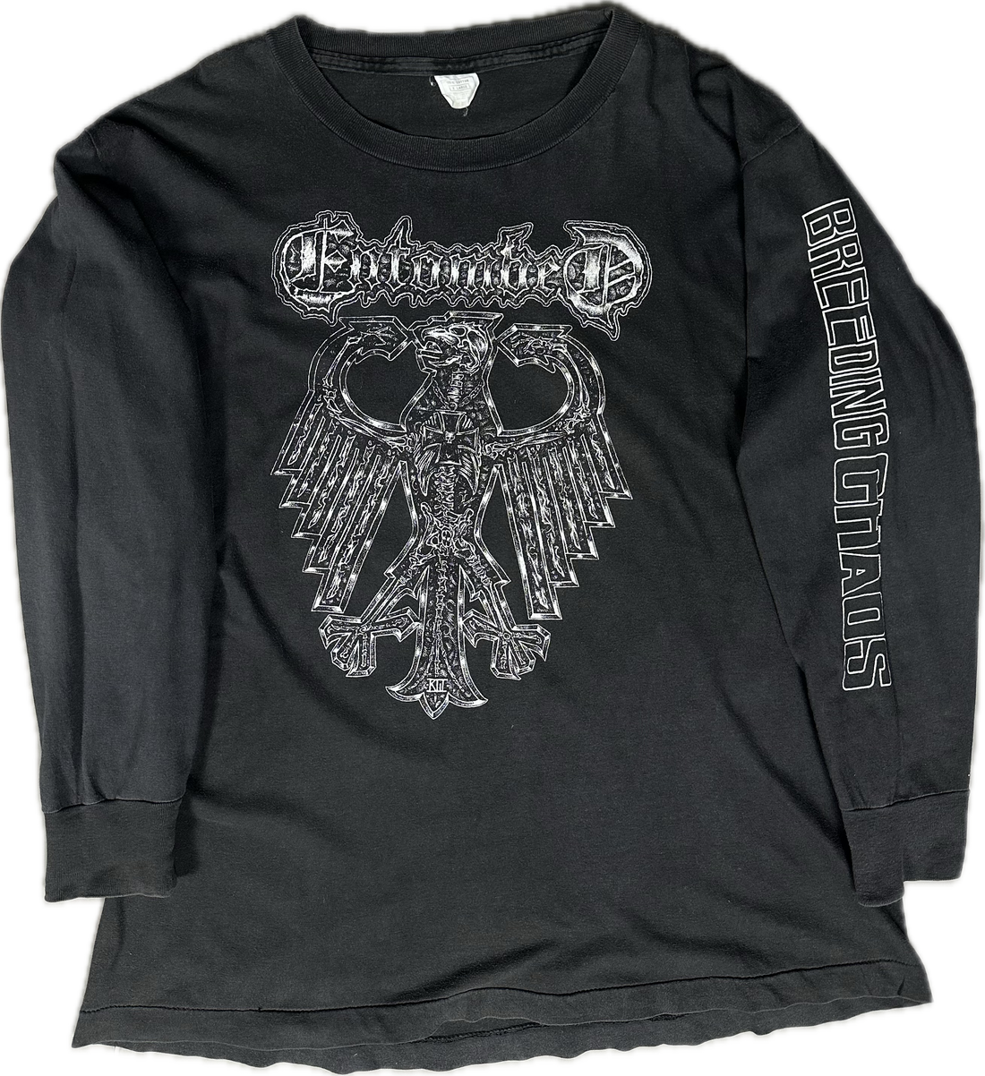 Vintage 1992 Entombed Breeding Chaos Longsleeve