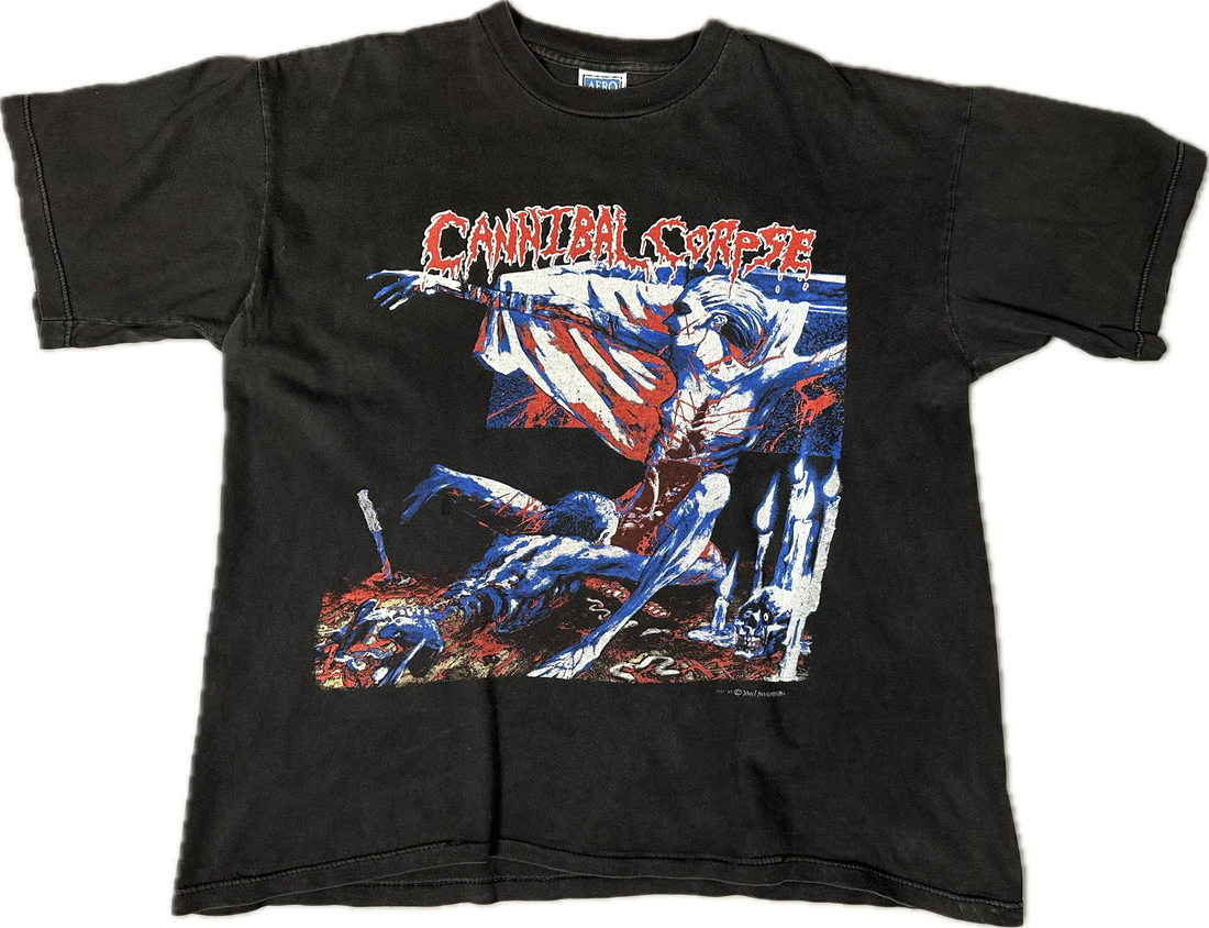Vintage 1992 Cannibal Corpse Tomb Of The Multilated T-Shirt
