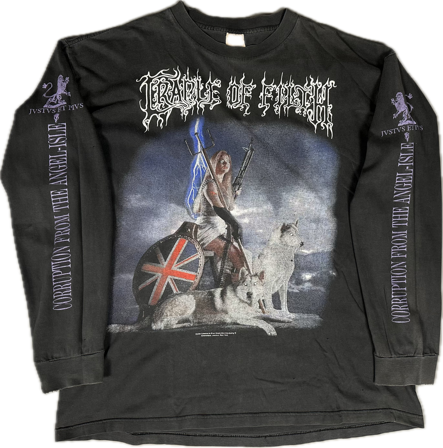 Vintage 1997 Cradle of Filth Millenial War Longsleeve