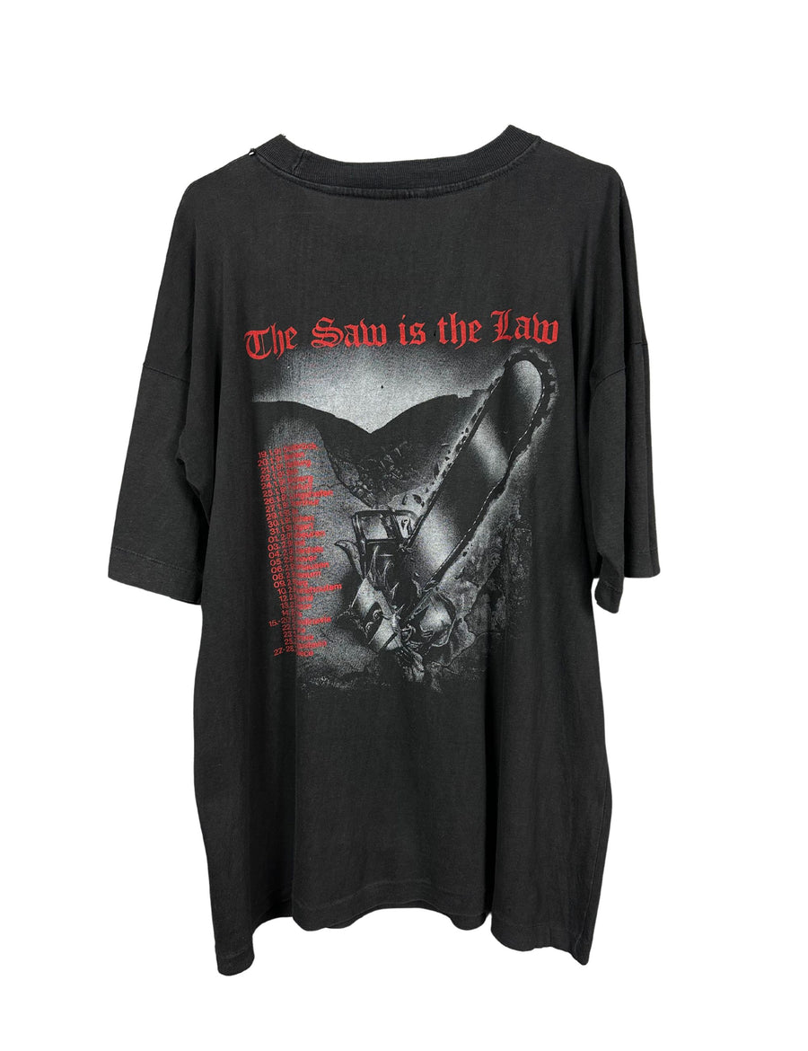 Sodom 1990 The Saw Is The Law Vintage T-Shirt