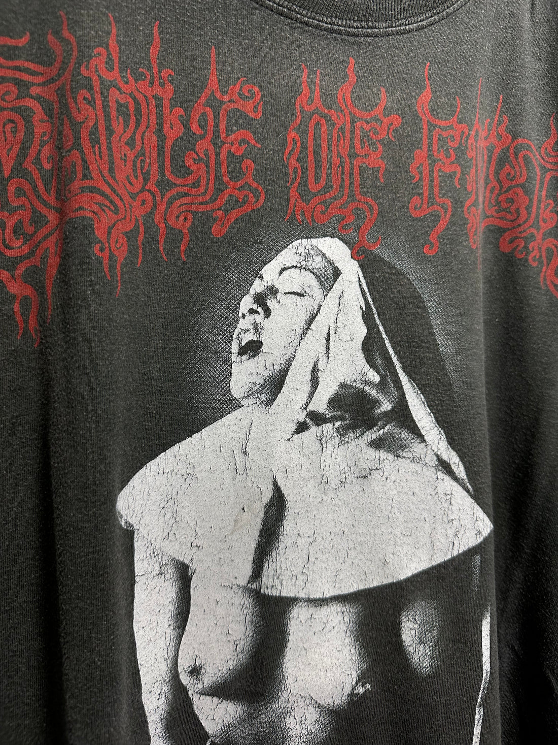 Cradle of Filth 1995 Vestal Masturbation Vintage T-Shirt