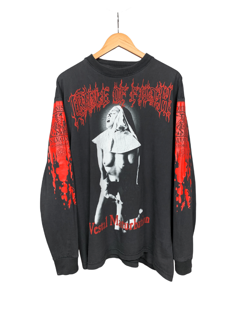 Cradle of Filth 1995 Vestal Masturbation Vintage Longsleeve