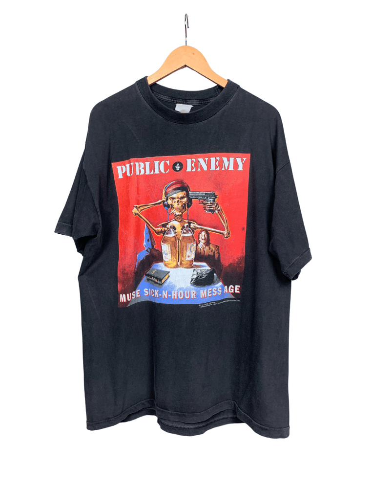 Public Enemy 1994 Sick-N-Hour Vintage Rap T-Shirt – NICEVintageCo.