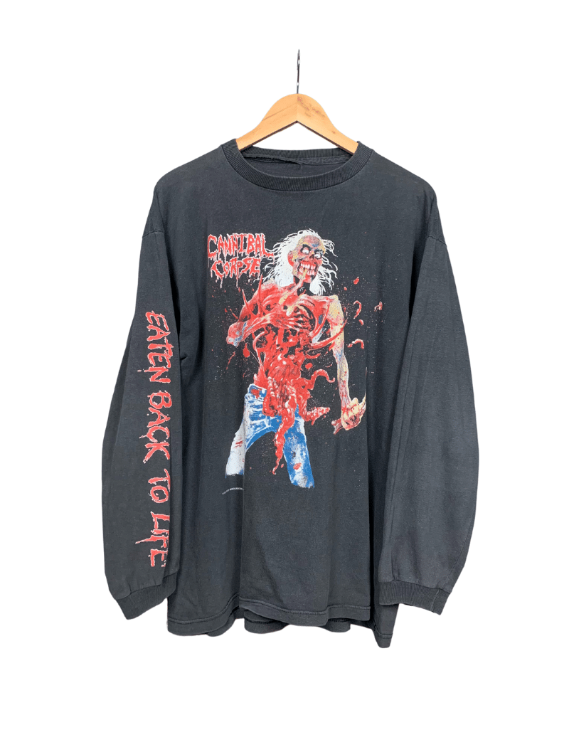 Cannibal Corpse 1992 Eaten Back To Life Europe Vintage Longsleeve