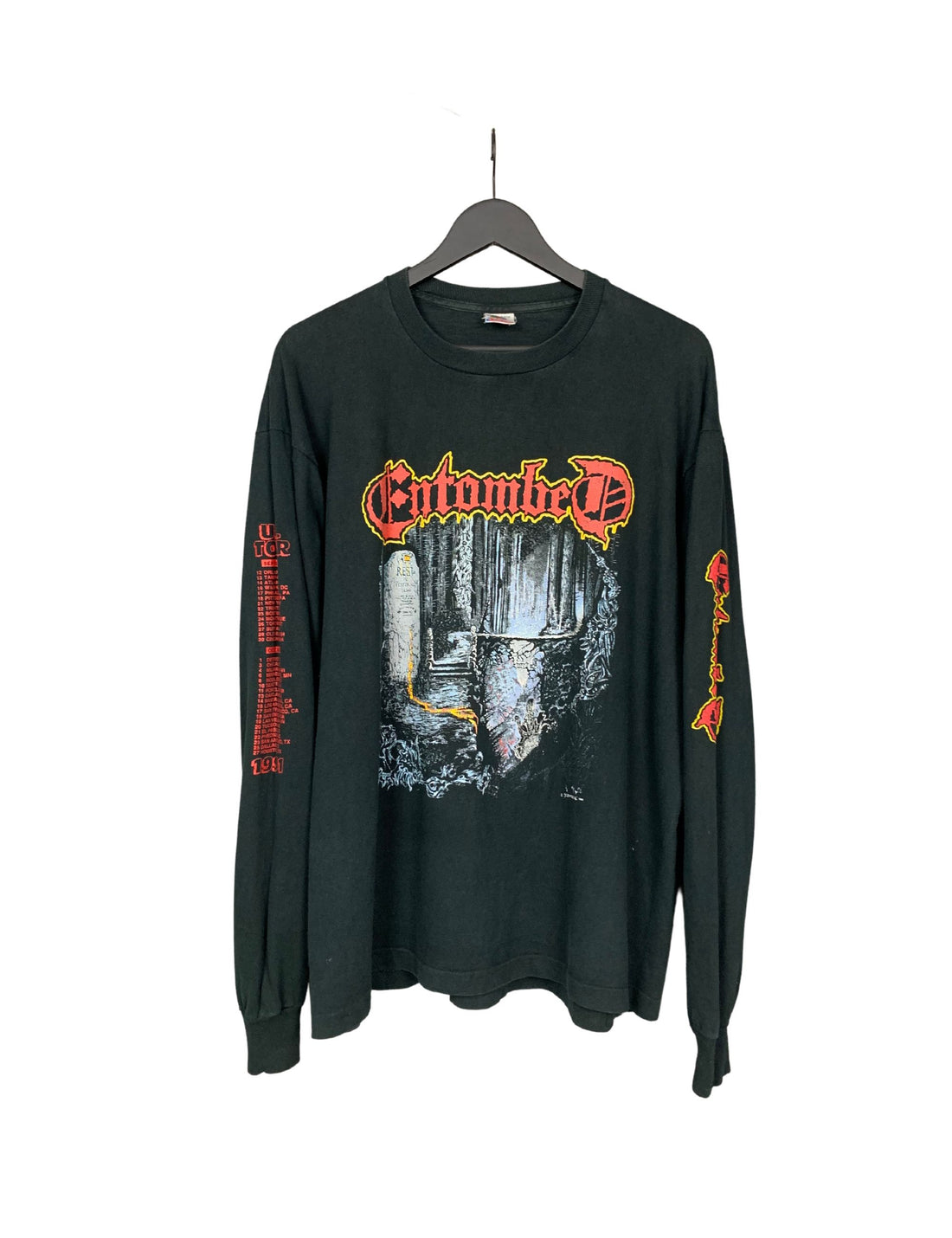 Entombed 1991 US Tour Vintage Longsleeve