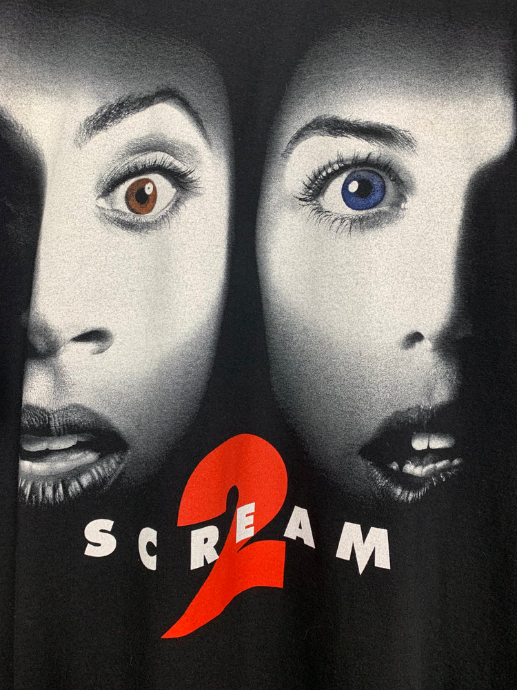 Scream 2 Double Face 1998 Vintage Horror T-Shirt