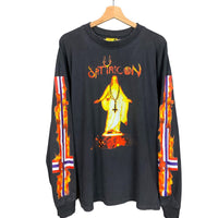 Satyricon 1994 Mot Kvitekrist Vintage Longsleeve