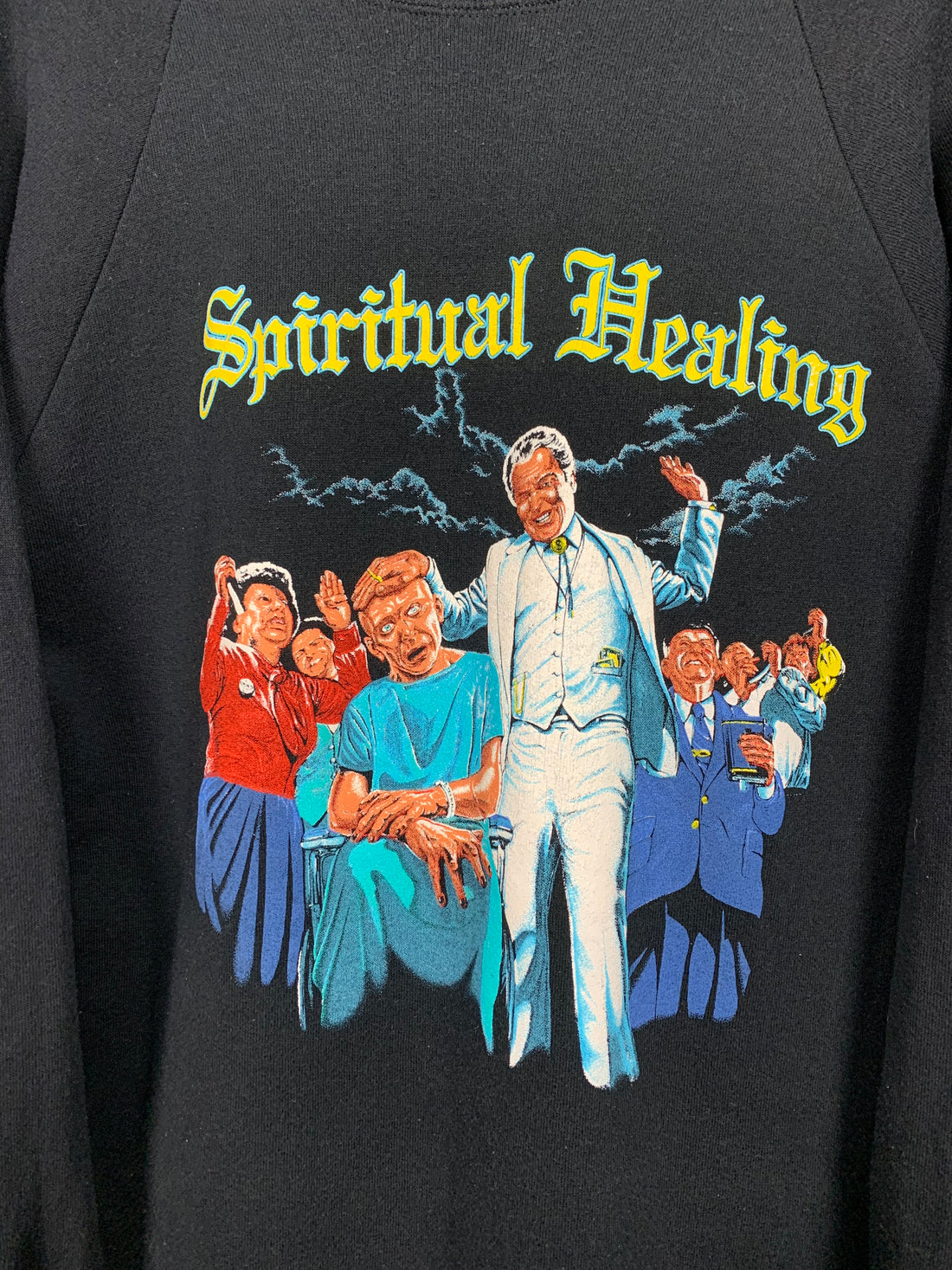 Death 1990 Spiritual Healing Vintage Sweater