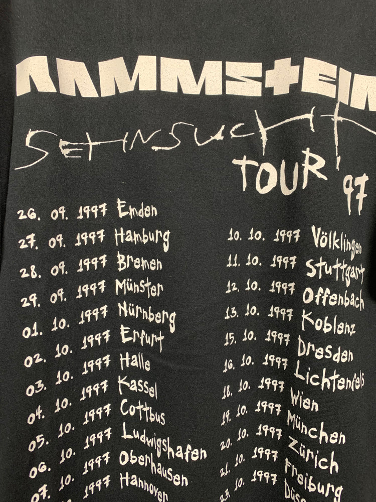 RAMMSTEIN 1997 Vintage T-shirt Sehnsucht Germany Tour Tee / -  India