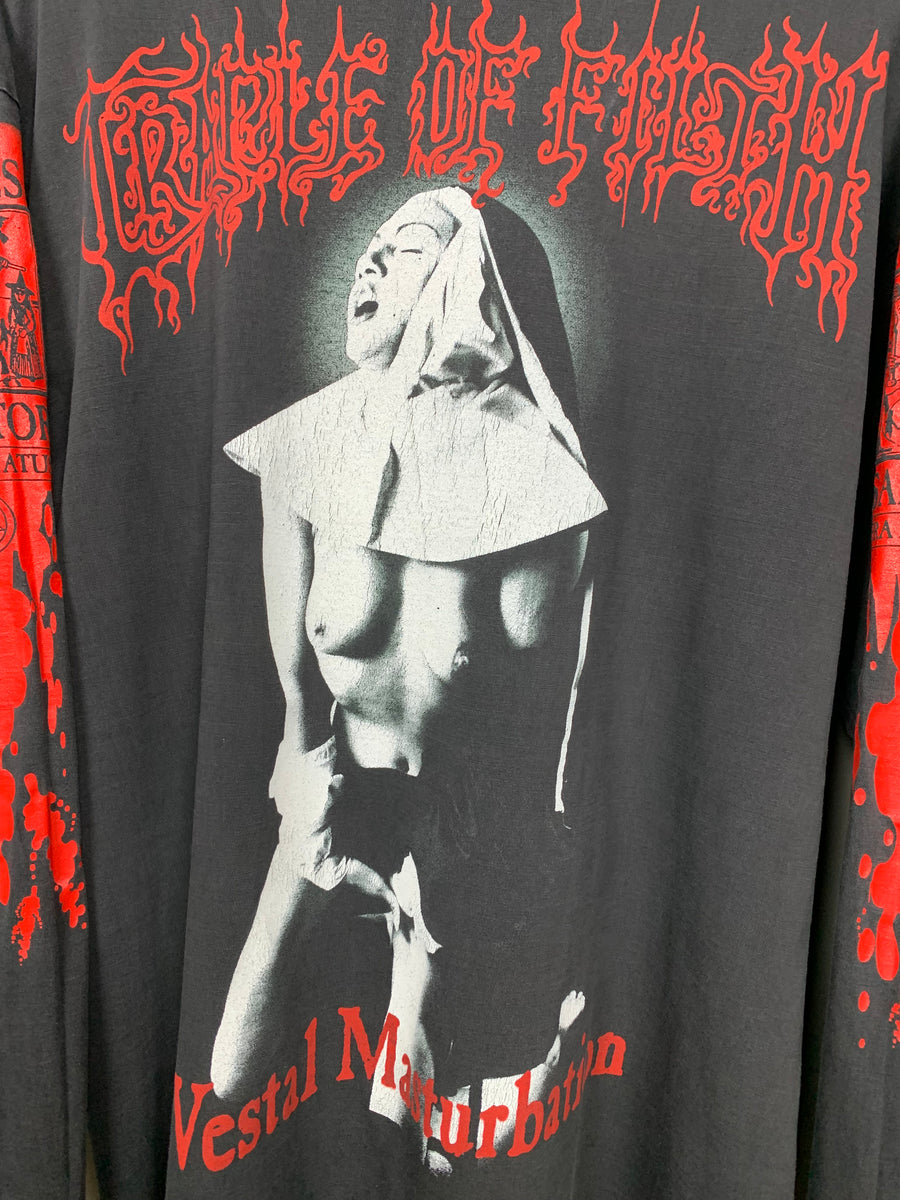 Cradle of Filth 1995 Vestal Masturbation Vintage Longsleeve