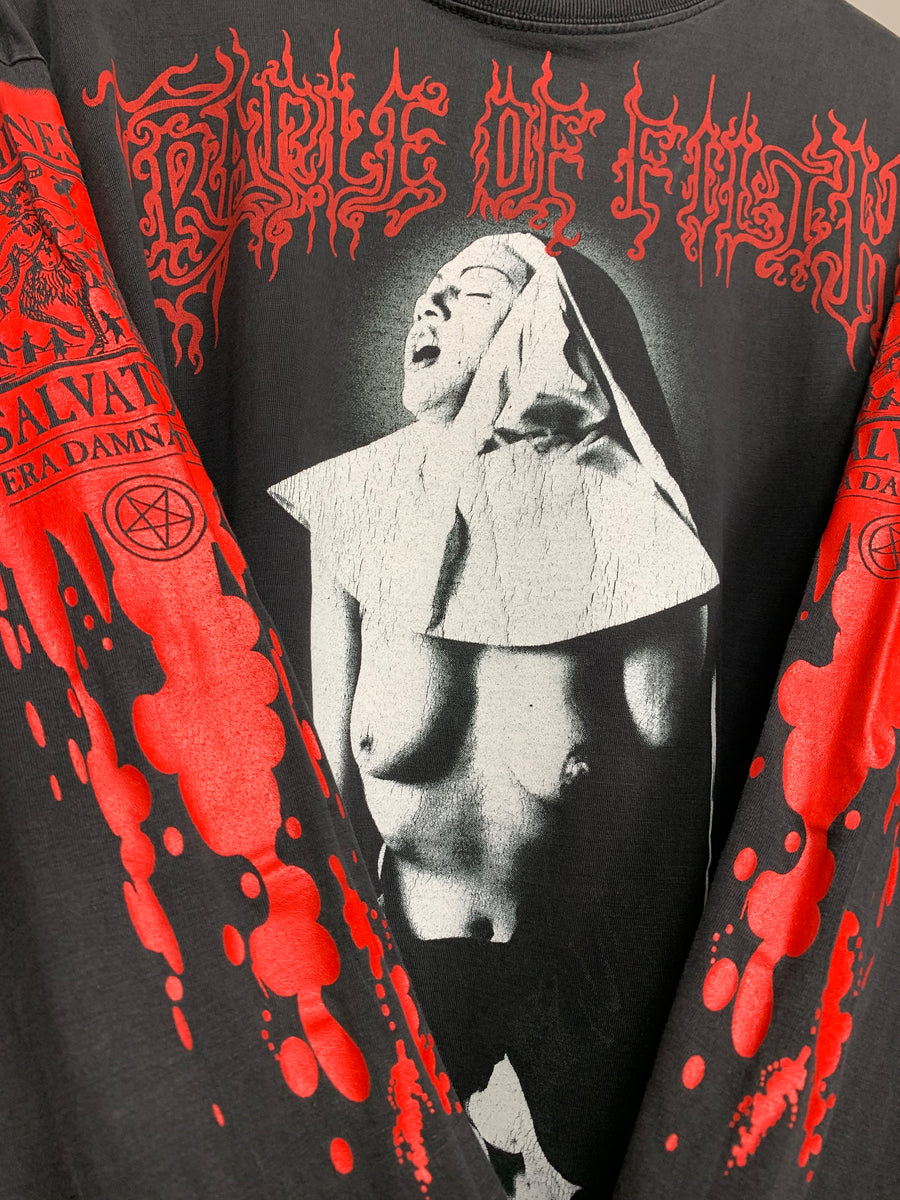 Cradle of Filth 1995 Vestal Masturbation Vintage Longsleeve