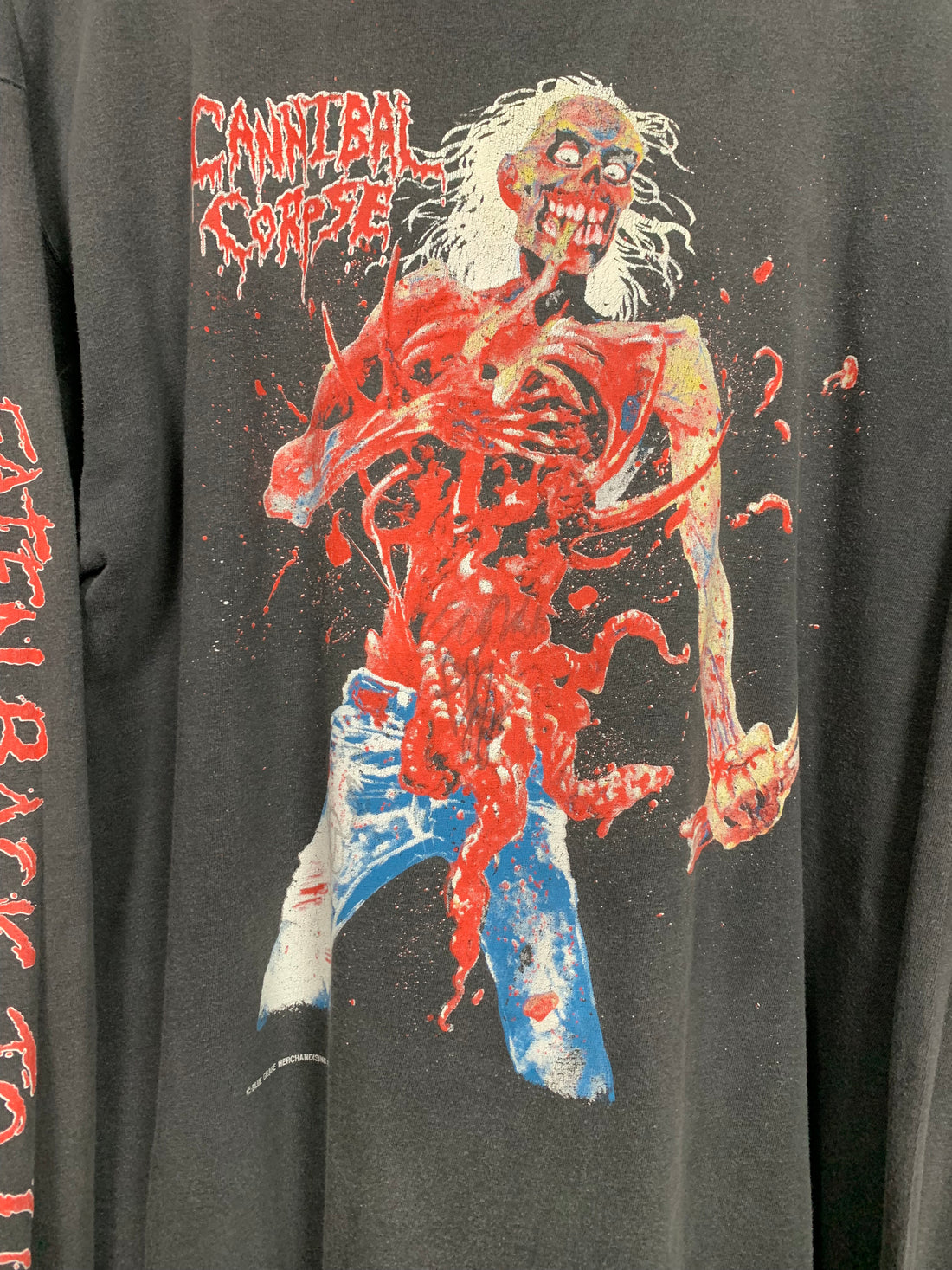 Cannibal Corpse 1992 Eaten Back To Life Europe Vintage Longsleeve