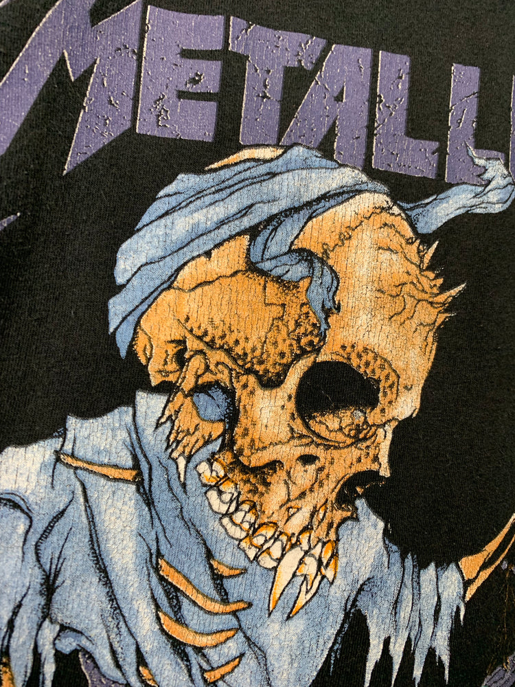 Vintage Metallica Merch T-shirt Rare 1988 Their Money Tips Her