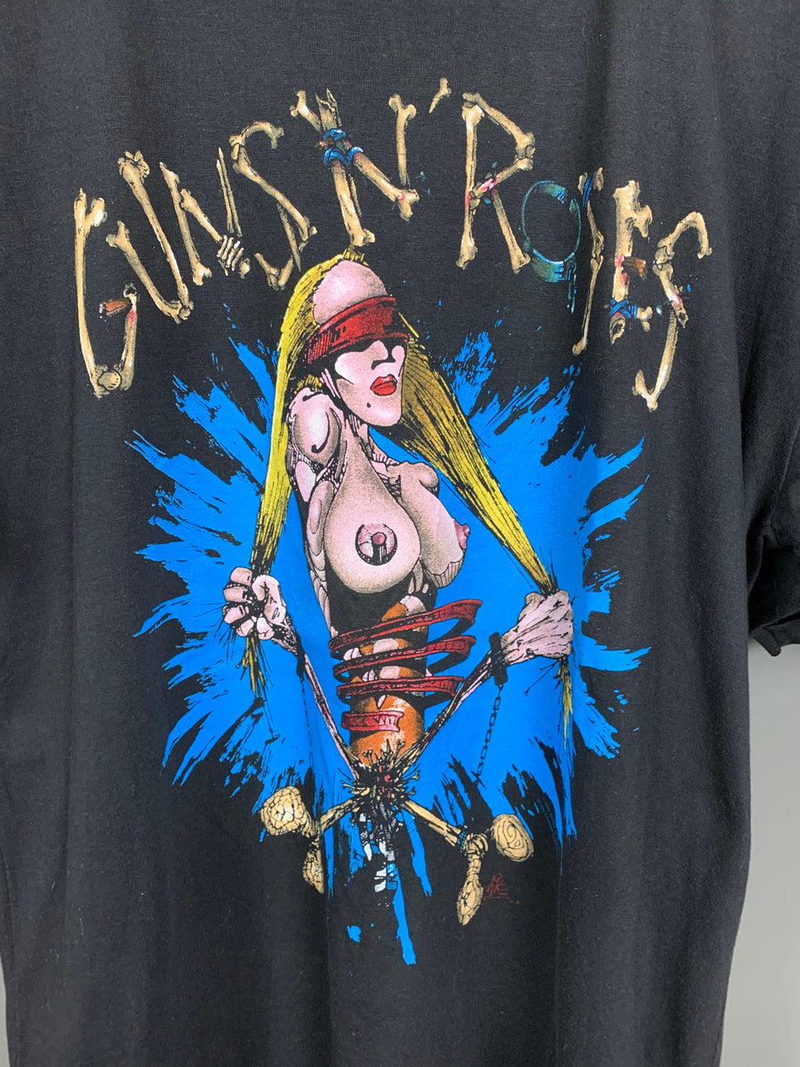 Guns N' Roses 1992 Pretty Tied Up Vintage T-Shirt