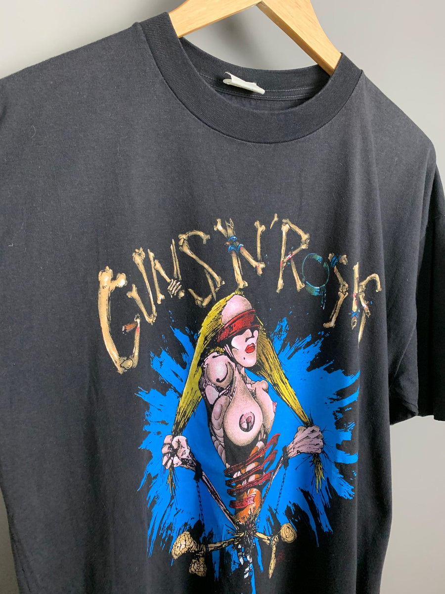 Guns N' Roses 1992 Pretty Tied Up Vintage T-Shirt