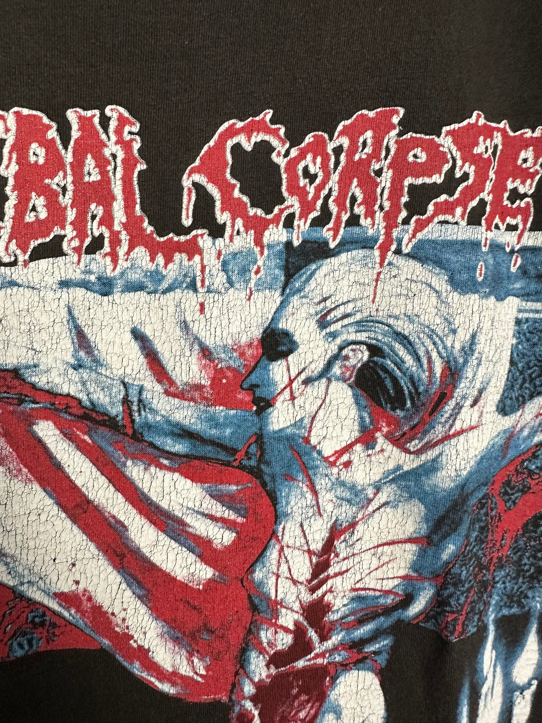 Cannibal Corpse 1997 Tomb of the Multilated Vintage T-Shirt