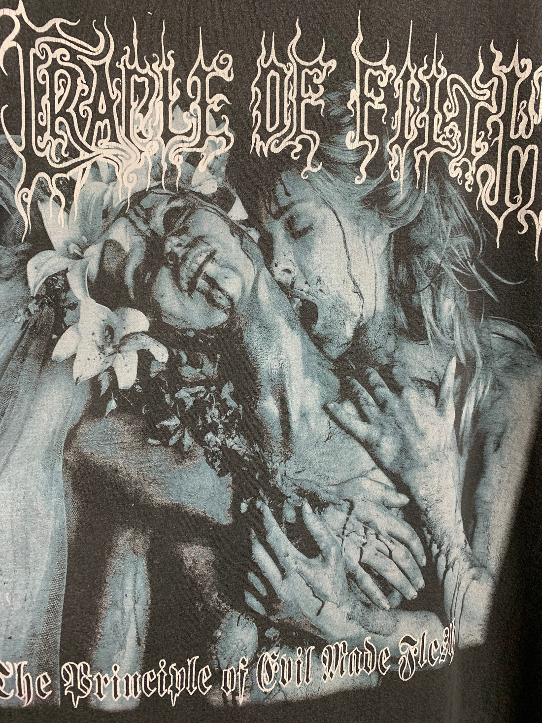 Cradle of Filth 1996 Principle Of Evil Made Flesh Vintage T-Shirt