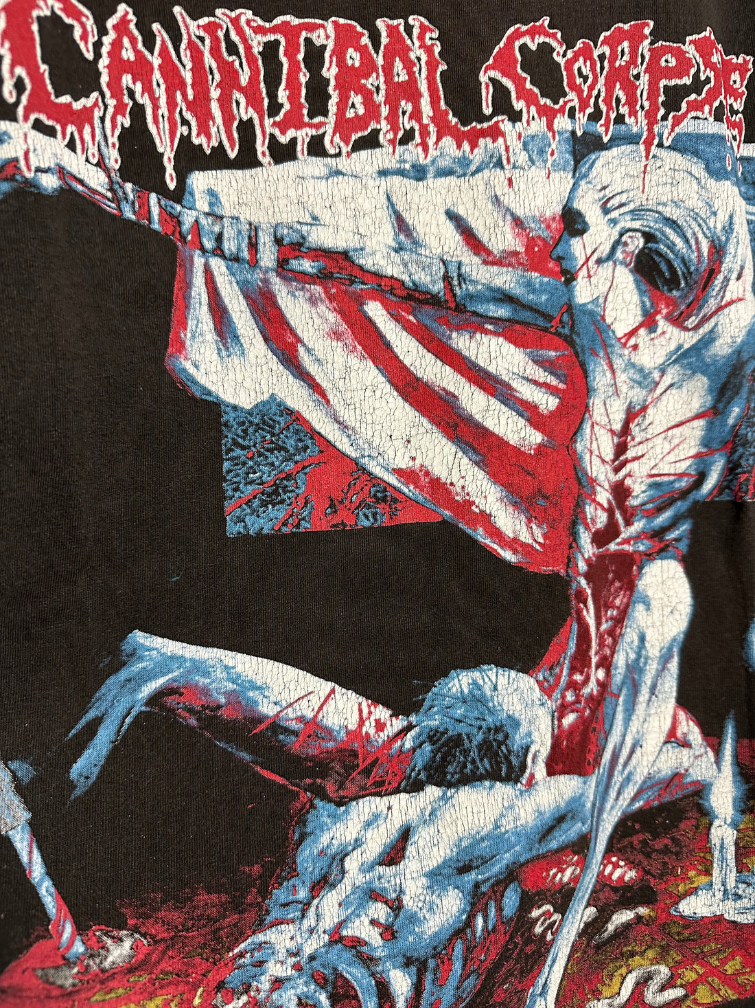 Cannibal Corpse 1997 Tomb of the Multilated Vintage T-Shirt