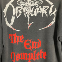 Obituary 1992 The End Complete Vintage Sweater