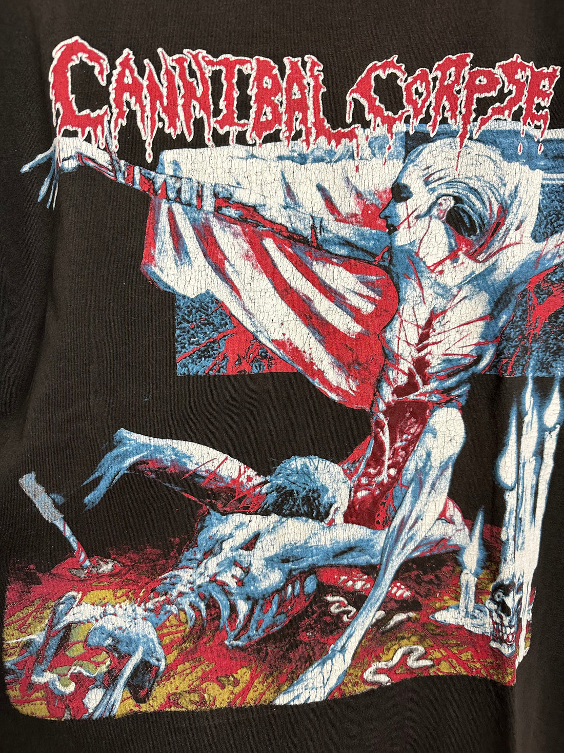 Cannibal Corpse 1997 Tomb of the Multilated Vintage T-Shirt