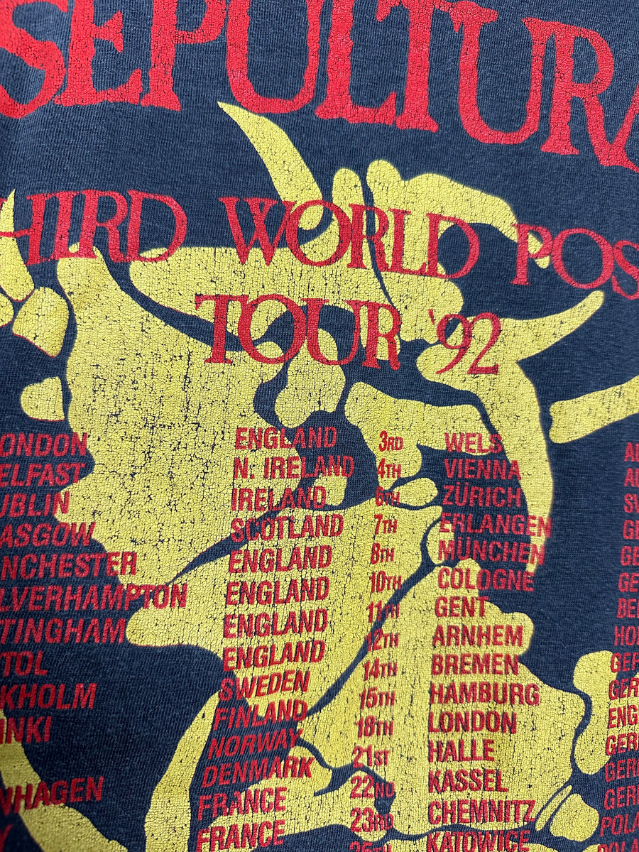 Sepultura 1992 Third World Posse Vintage Longsleeve